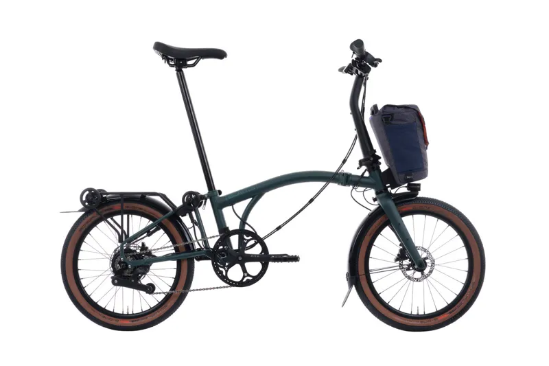 Brompton Electric G Line 4 Speed 2026 Folding Bike in Forest Green