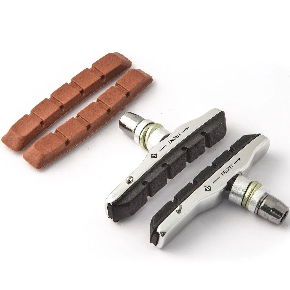 2 Sets Clarks CP513 MTB-hybrid Bike V-Brake Pads Blocks & Cartridges Included 72mm