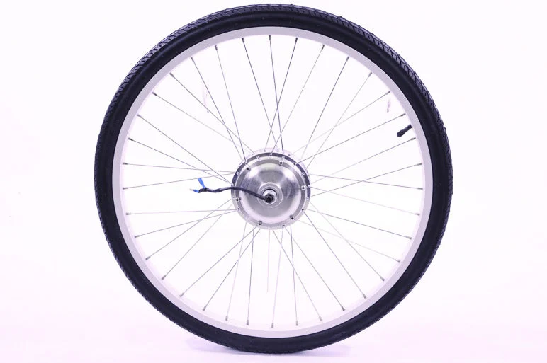 36 VOLT ELECTRIC BIKE 26 x 1.75 FRONT WHEEL,TYRE & TUBE ELECTRIC BIKE CONVERSION PROJECT