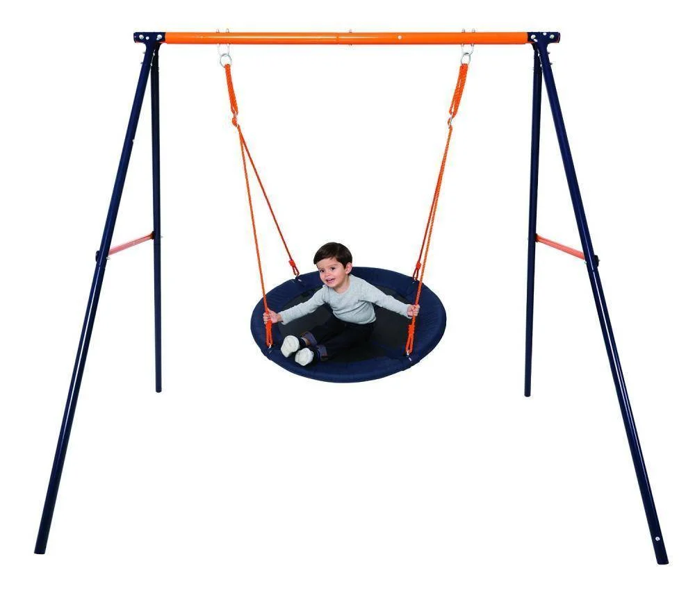Hedstrom Fabric Nest Kids Outdoor Playground Swing – Steel Frame