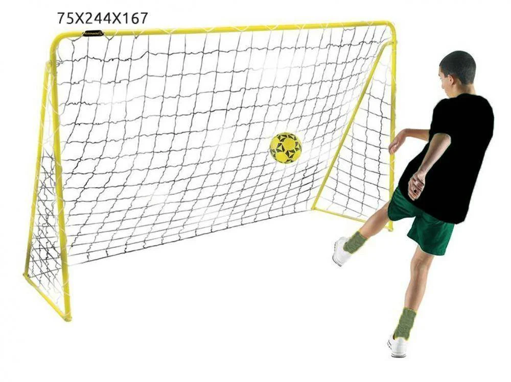 Kickmaster Multipurpose Premier Goal with 3-Ply Netting – 8ft