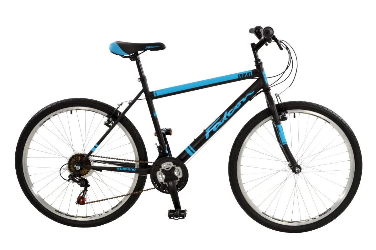Falcon Evolve Rigid Mens/Boys Mountain Bike – 26″ Wheel – 18 Speed