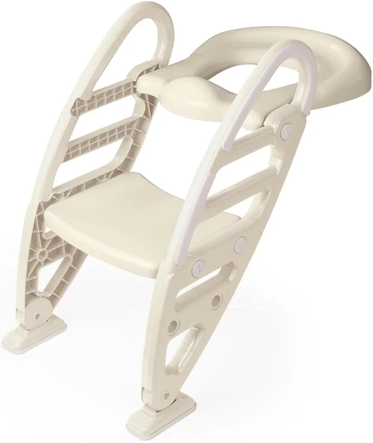 Dolu Toilet Trainer With Adjustable Non-Slip Ladder – Beige