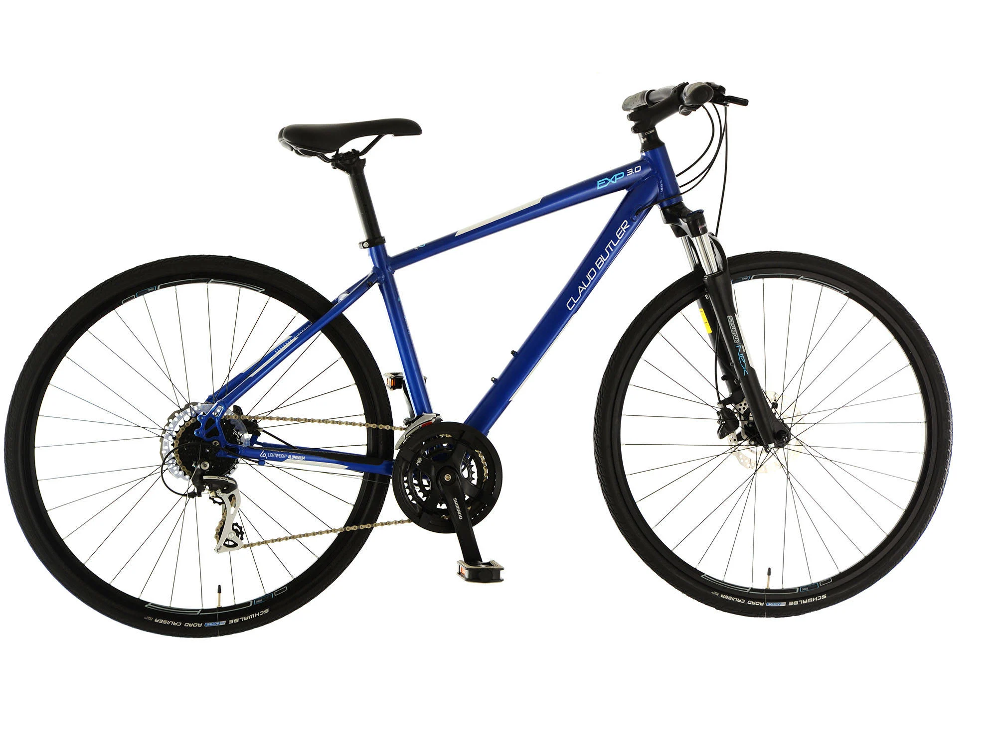 Claud Butler EXP 3.0 Mens 8 Spd Explorer Hybrid Bike, Alloy Frame – 700c