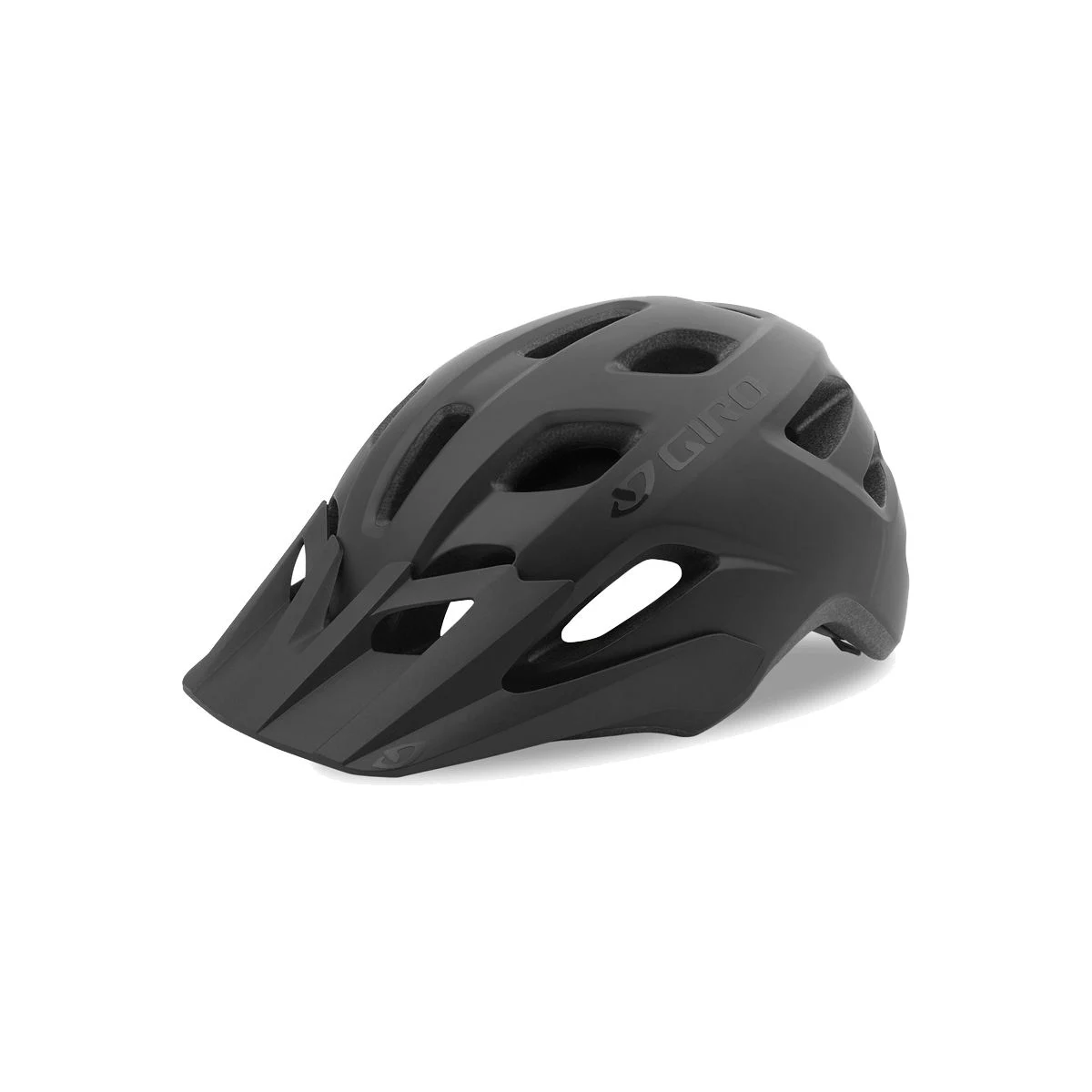 Giro Fixture Adult Mountain Bike Helmet 18 Vents – 54 to 61cm, Matt Black