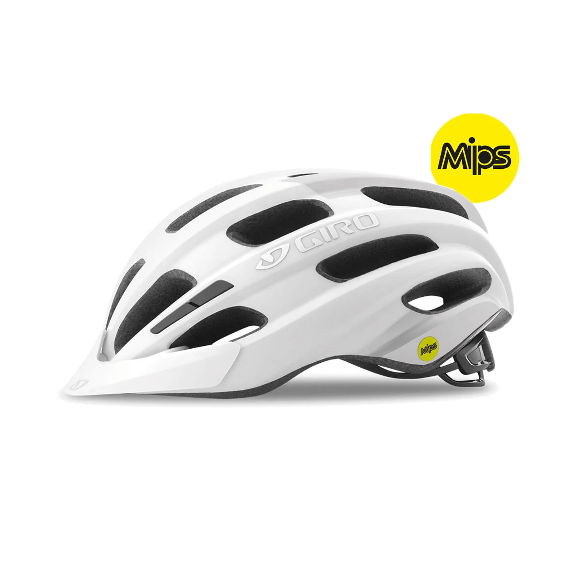 Giro Register Mips Bike Safety Helmet 22 Vents – Unisize 54-61cm, Matt White