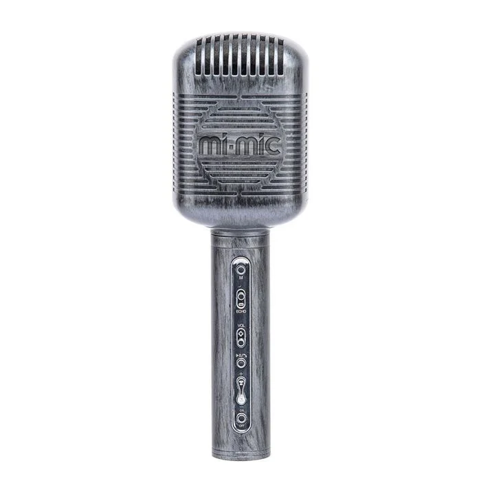 Mi-Mic Retro Wireless Bluetooth Portable Microphone Speaker with Stand – 1200mAh