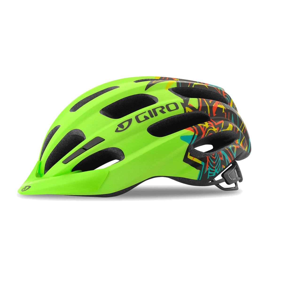 Giro Hale Youth Junior Bike Helmet 22 Vents – 50 to 57cm, Matt Lime
