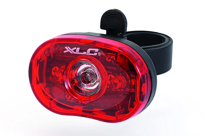 XLC Thebe Ultra Beamer Taillight Red LED Rear Bike Light – AAA Batteries