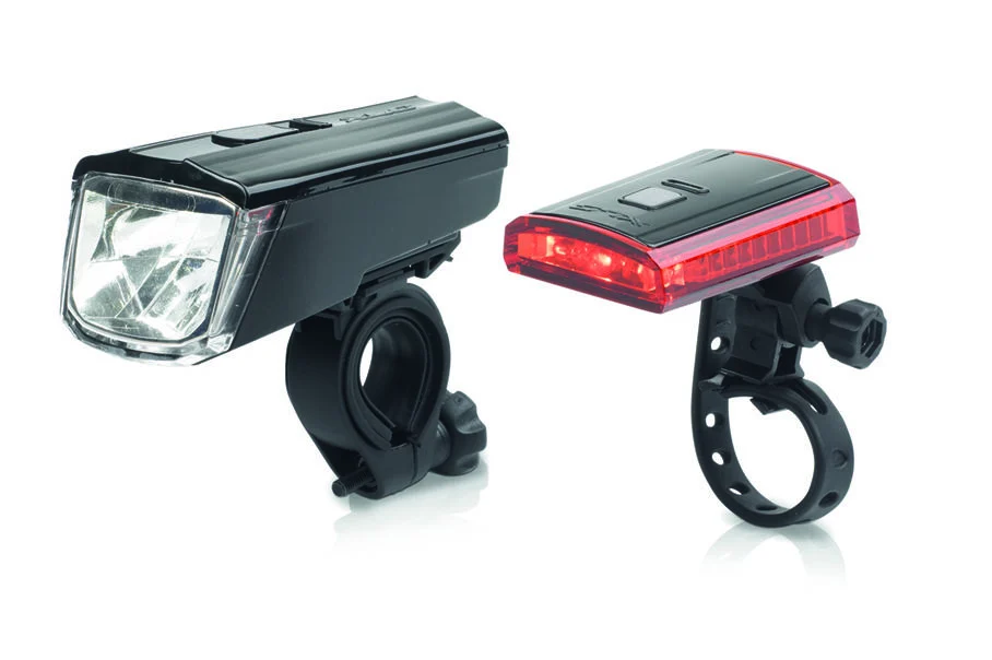 XLC Comp Titania USB Rechargeable LED Bike Light Set – Lithium Battery