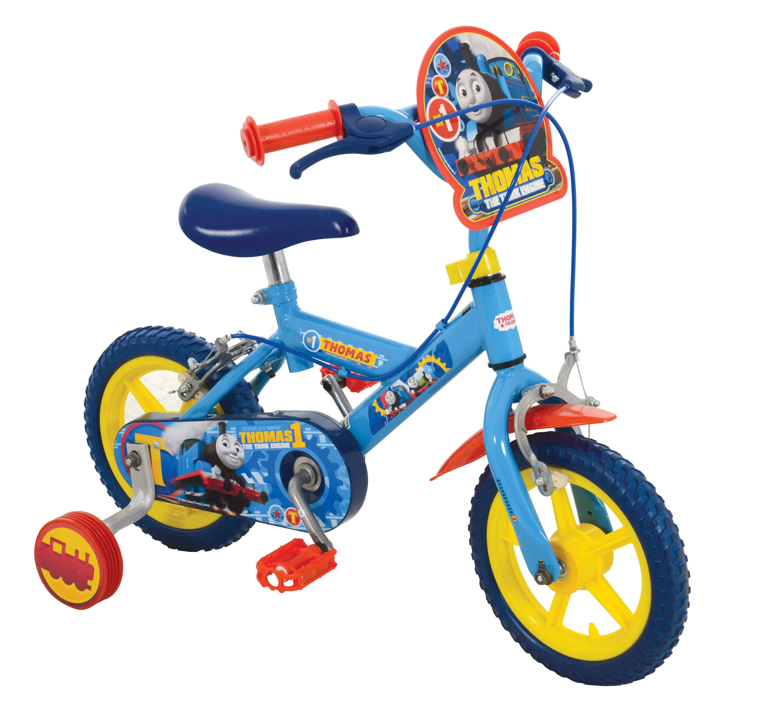 Thomas & Friends Kids Toddlers Bike with Stabilisers – 12″ EVA Wheel