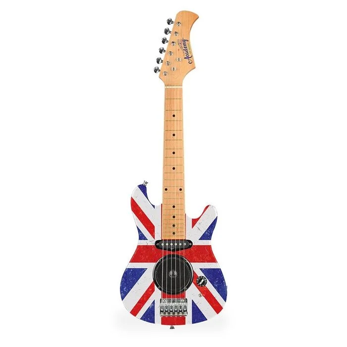Academy of Music Kids Electric Guitar with Speaker, 30″ – Union Jack