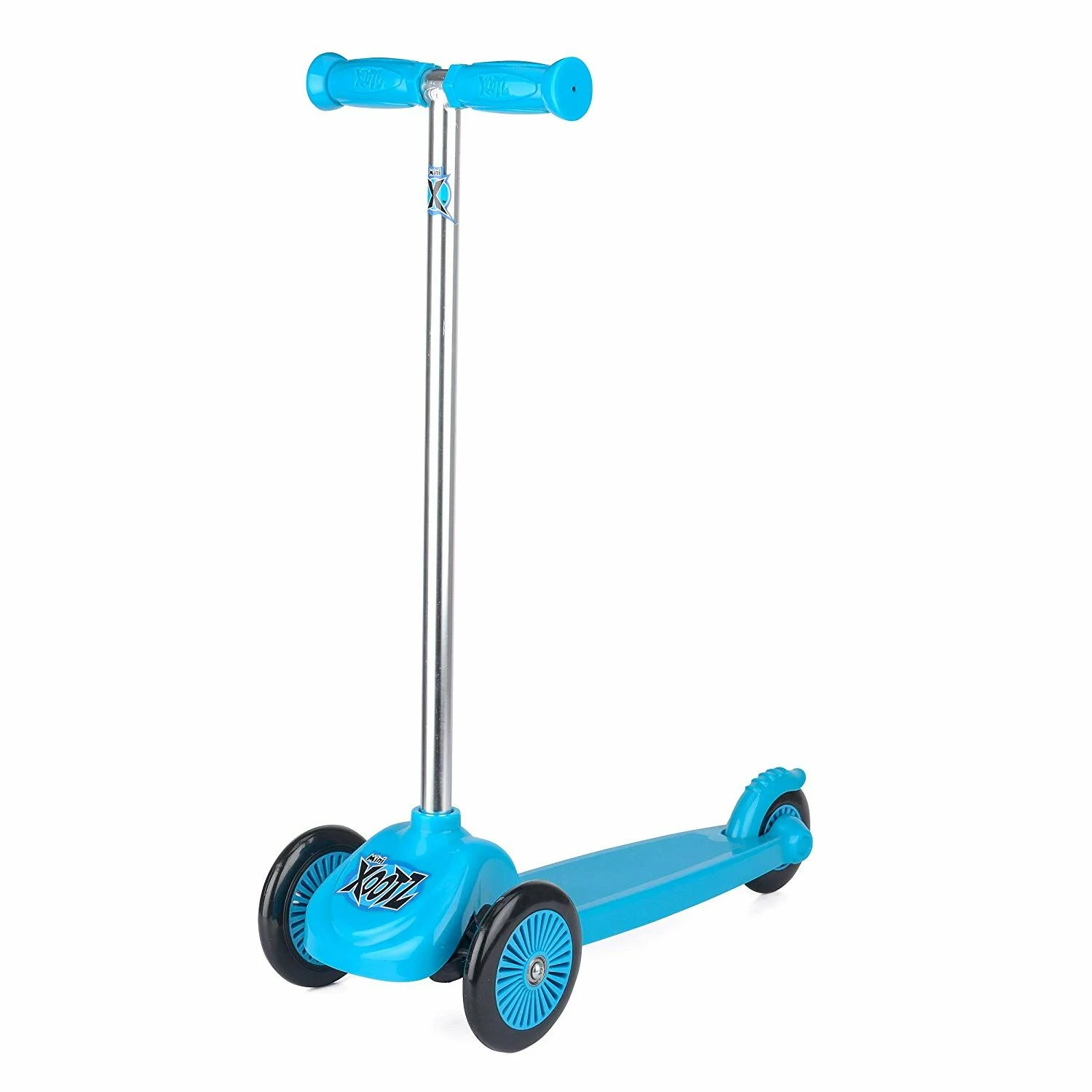 Xootz Kids Alloy Tilt Turn Mini Tri Scooter – Blue