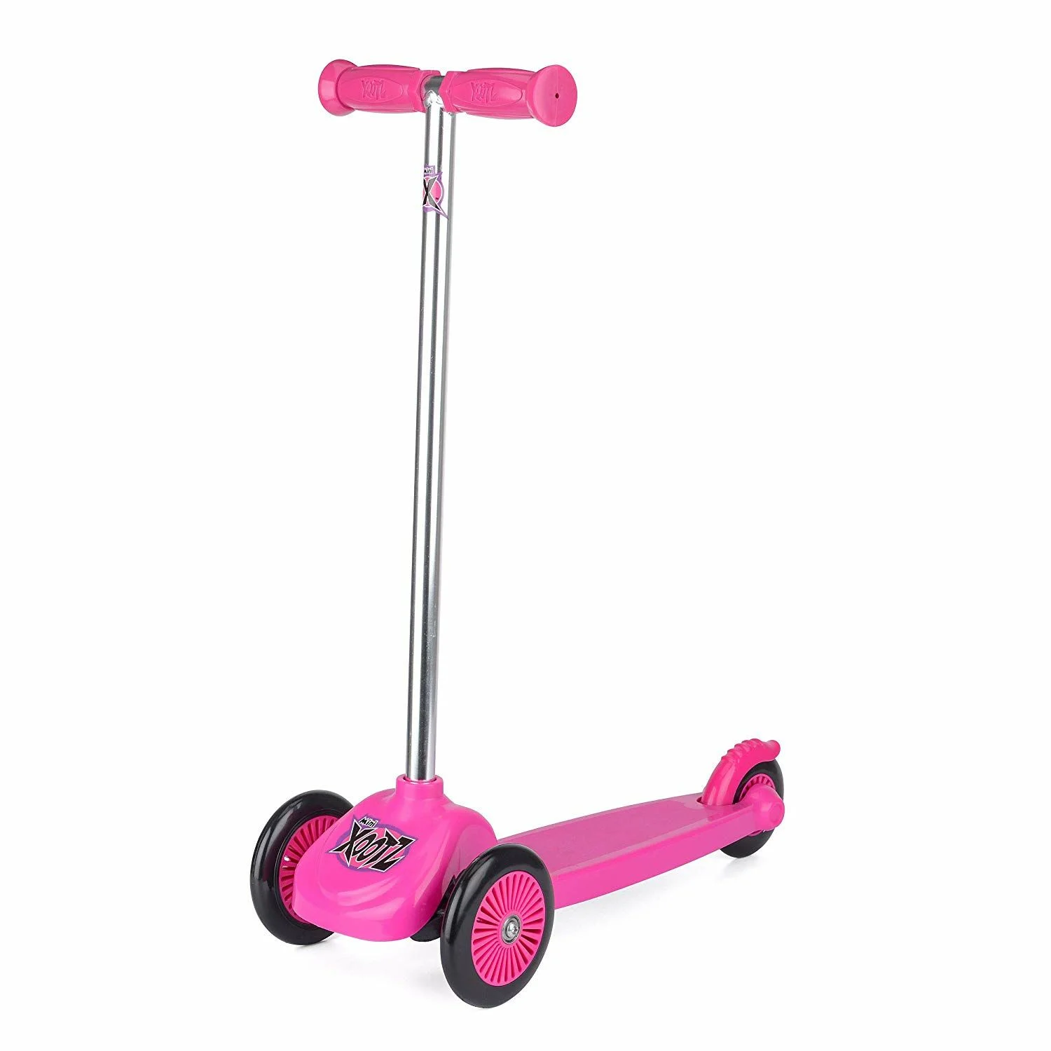 Xootz Kids Alloy Tilt Turn Mini Tri Scooter – Pink
