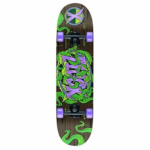 Xootz Kids Double Kick Skateboard, 31″ – Tentacle