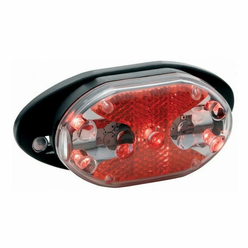 ETC Tailbright 5 LED Rear Bike Light Carrier Fit with Built-In Reflector