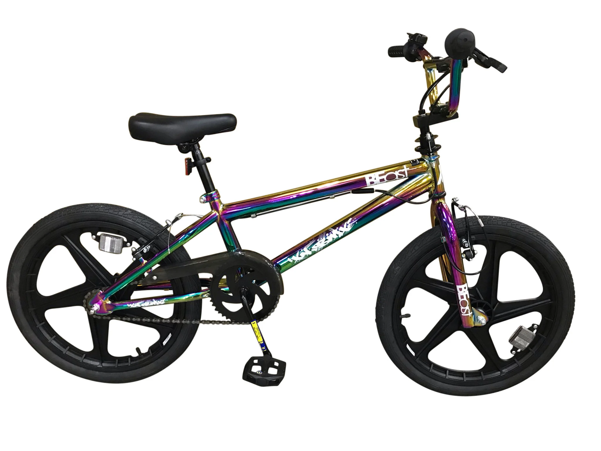 XN Beast Neo Chrome Jet Fuel 20″ Kids Freestyle BMX MAG Wheel, Single Speed, 360 Gyro
