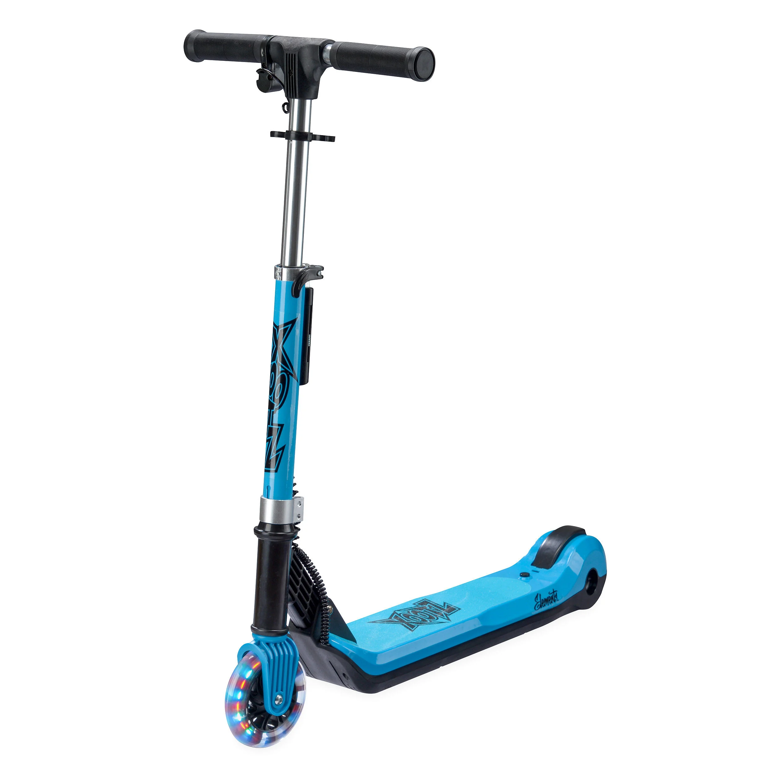 Xootz Element Junior Folding Electric Scooter Ride On, 12V – Blue