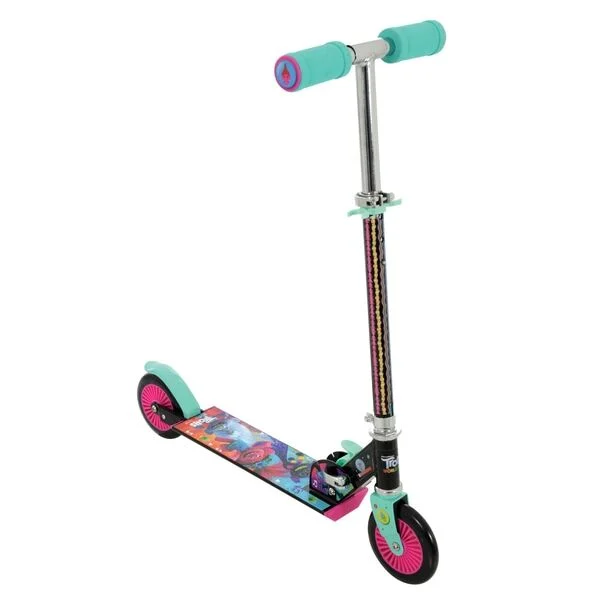 Dreamworks Trolls 2 World Tour Kids Folding In-Line Scooter