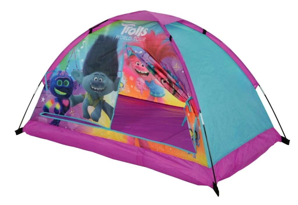 Trolls 2 World Tour Dream Den Kids Play Tent – With Fairy Lights & Mattress