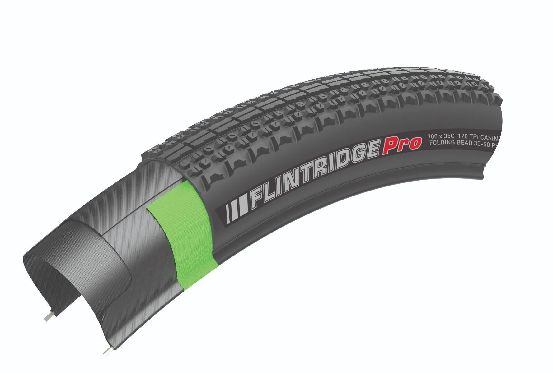 Kenda Flintridge Pro GCT Folding Bike Tyre – 700 x 35