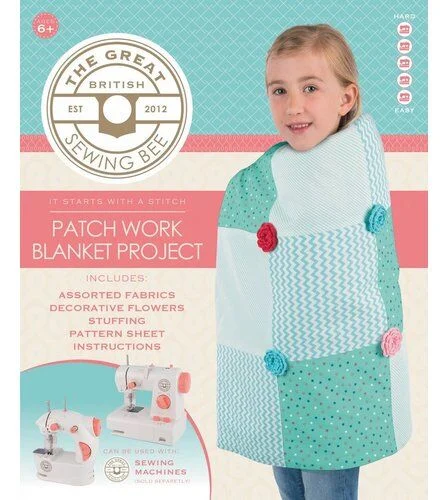 Great British Sewing Bee – Blanket Kit, Kids DIY Educational Toy Crafts Kit