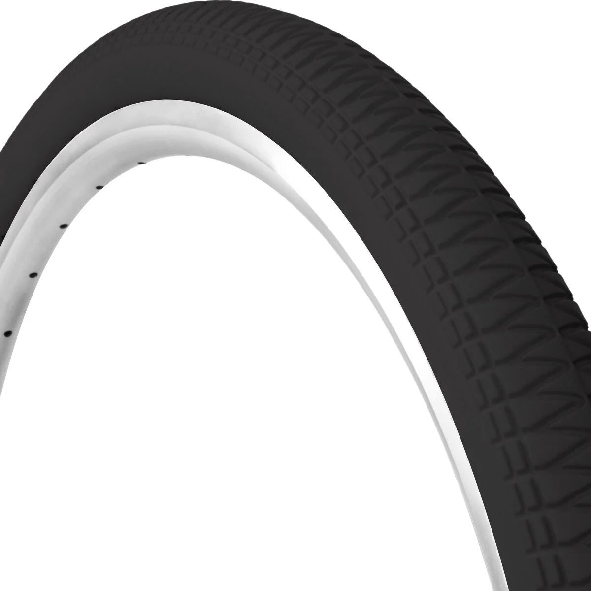 Tannus Aither II Razor City Bike Tyre, Midnight Black – 26″ x 1.75