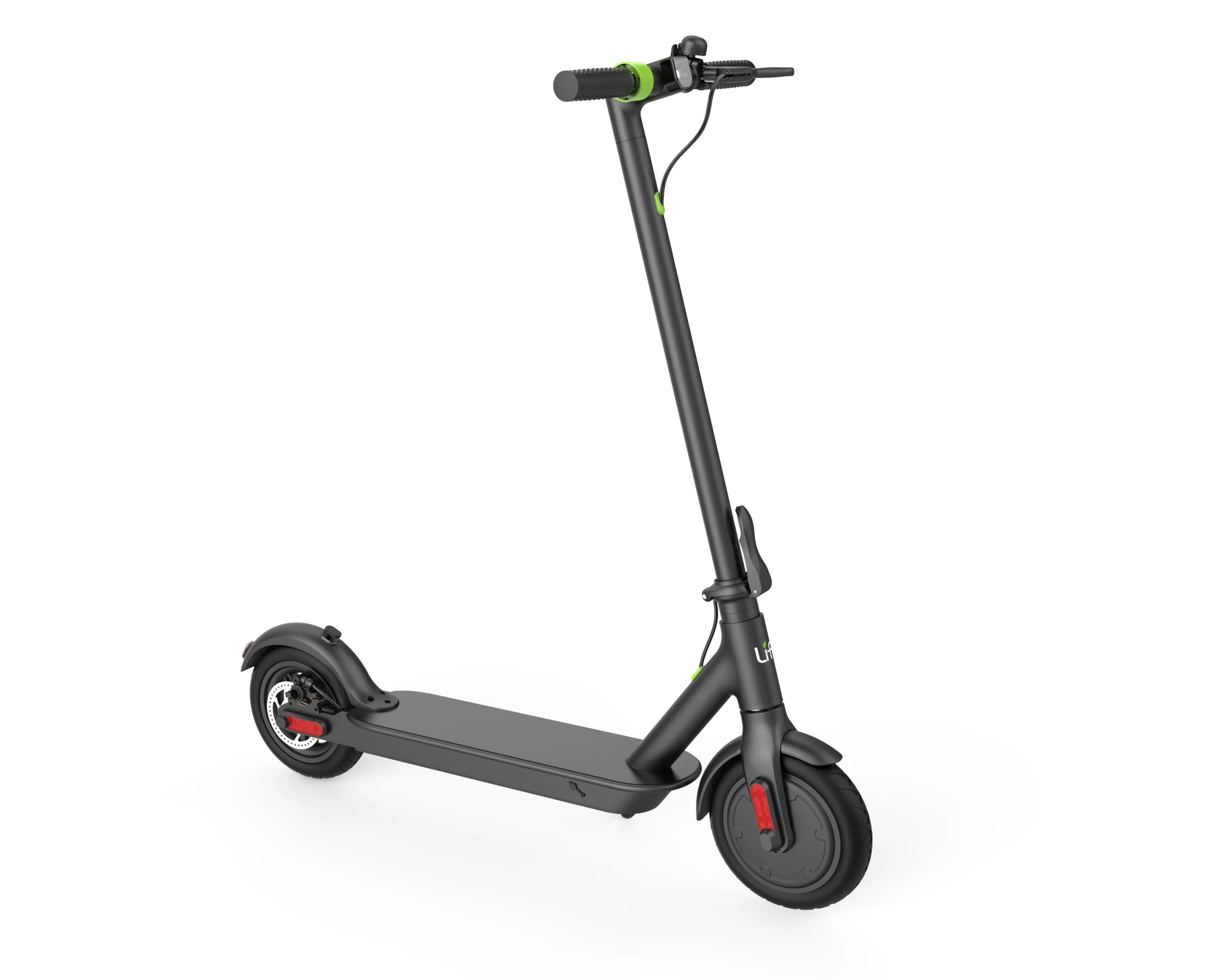 Li-Fe 250 Air Adult Folding Electric Scooter, 250w, 6Ah 36v Battery – Black/Lime