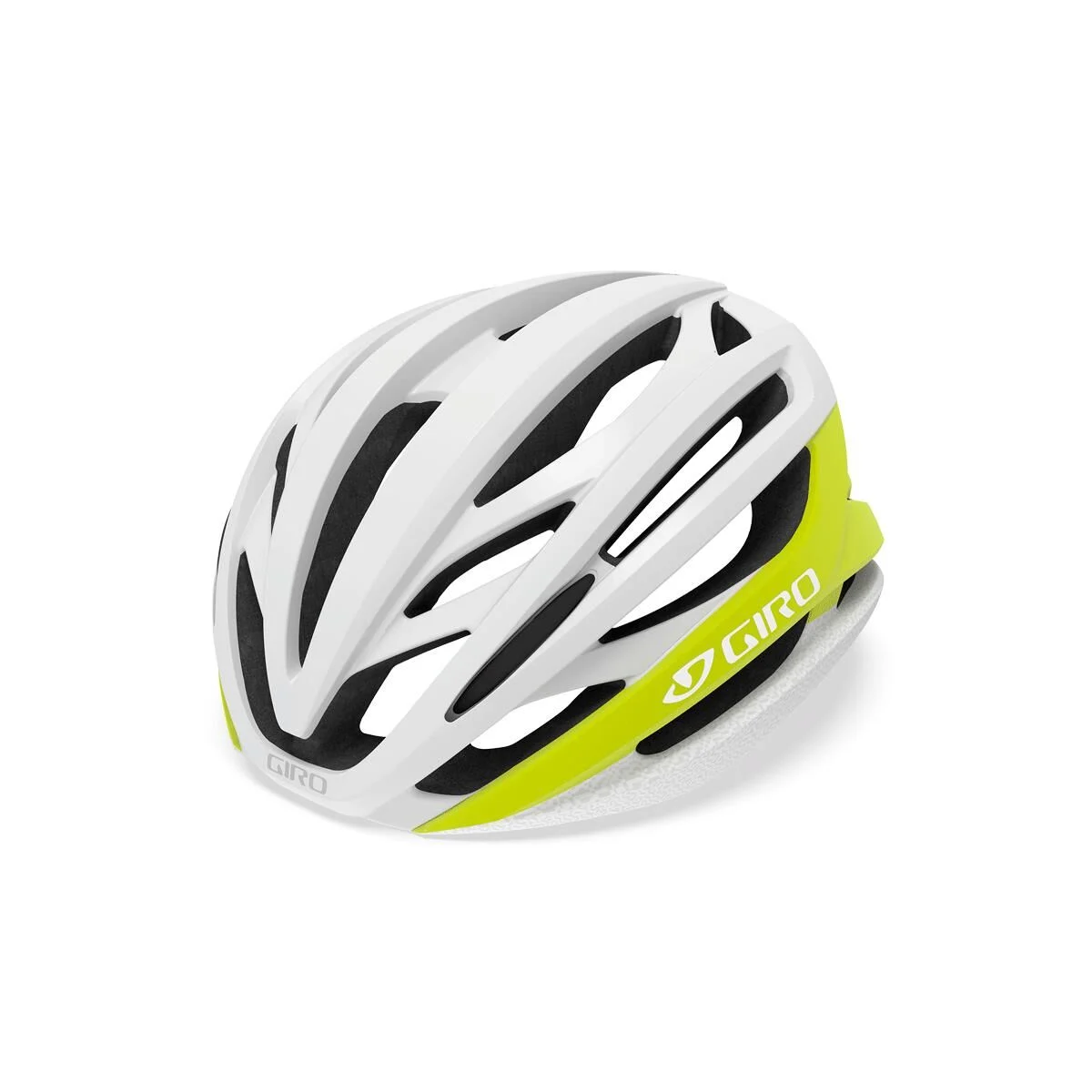 Giro Syntax Road Cycling Safety Helmet Citron/White S 51-55CM