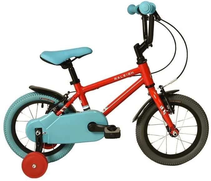 Raleigh POP 14 inch Kids Bike In Red