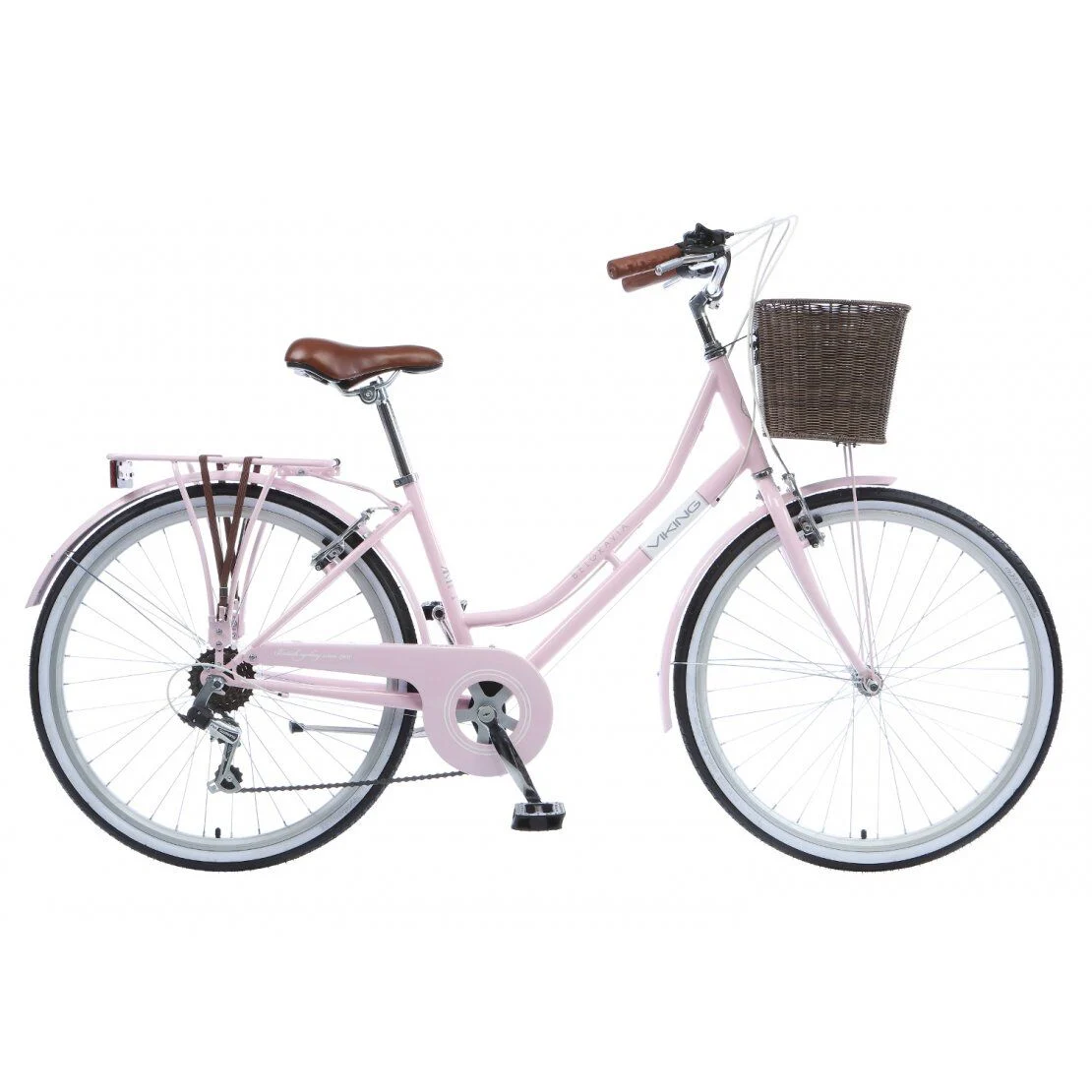 Viking Belgravia Ladies Traditional 26″ Wheel 6 Speed Bike 16″ Pink