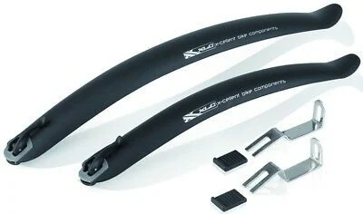 XLC Mudguard Set. Clip On 700C Road Black