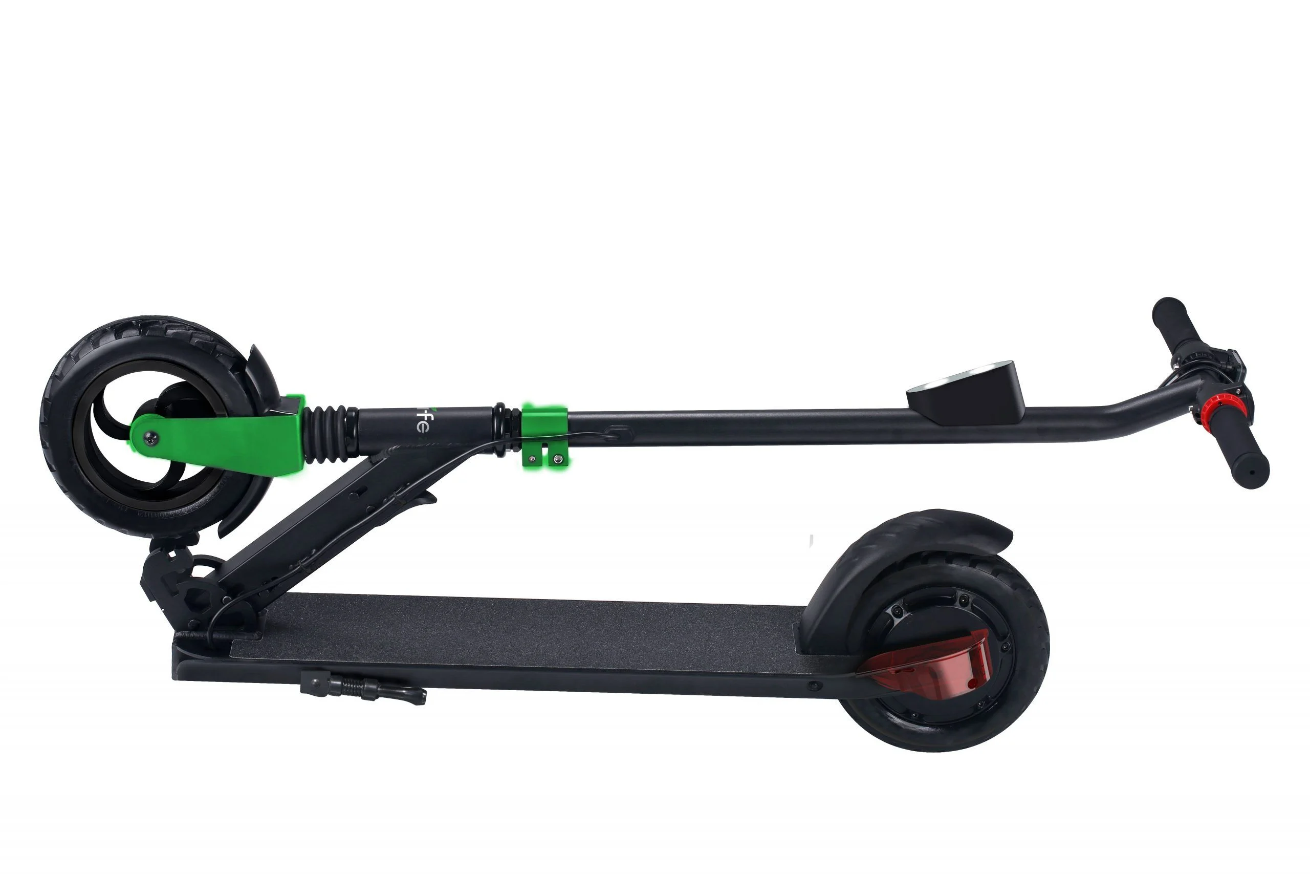 Li-Fe 250 Folding Electric Scooter 250w 5Ah 36v Battery – Black/Lime
