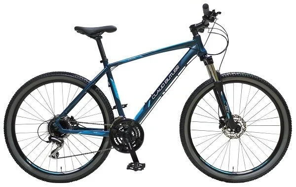 Claud Butler Ridge Hardtail Mountain Bike, 650B Wheel, 24 Speed – Deep Blue