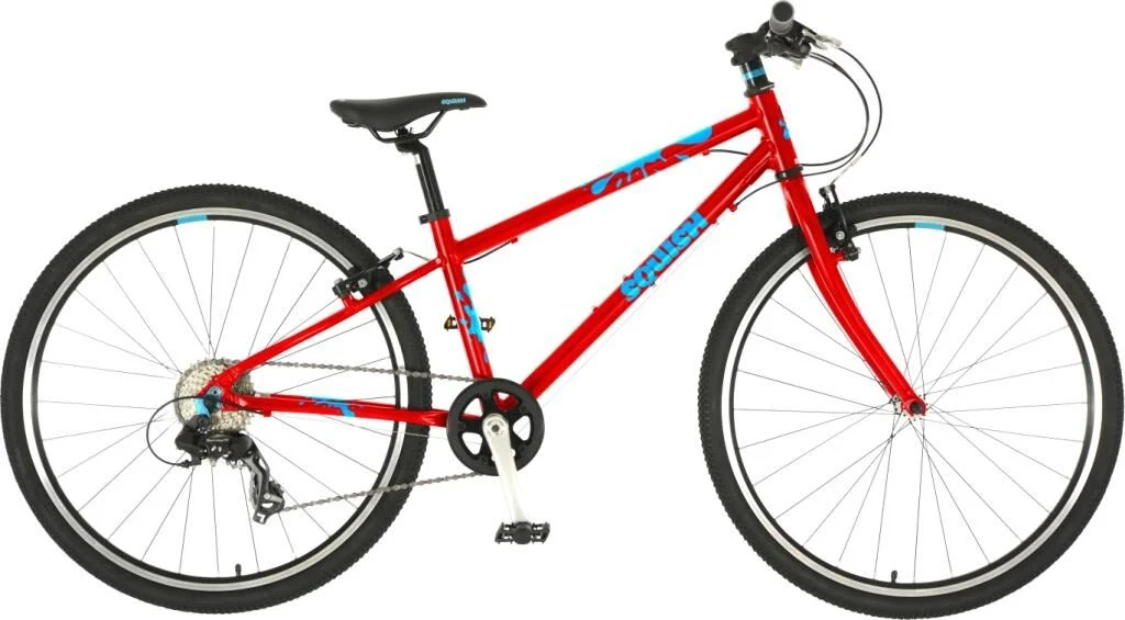 Squish Junior Rigid Mountain Bike, 26″ Wheel – Red