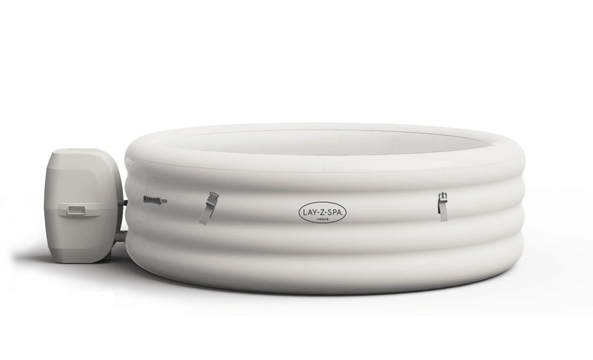 Lay-Z-Spa 77″x24″/1.96m x 61cm White Vegas AirJet