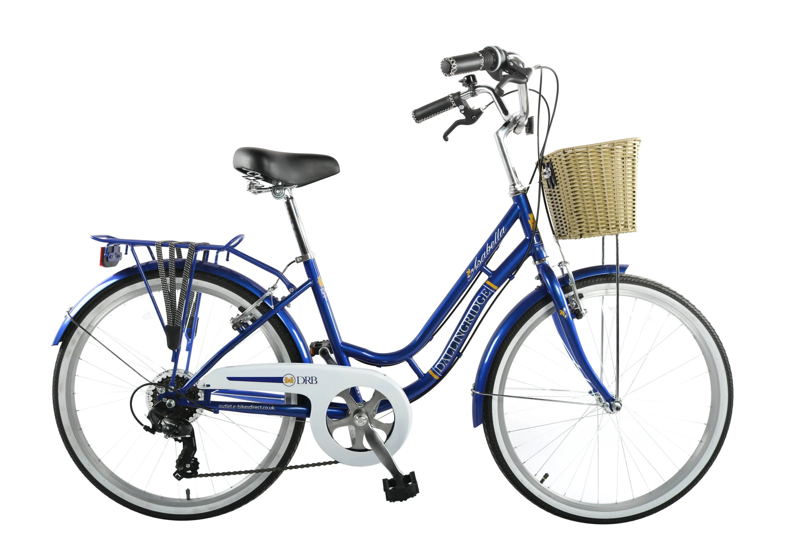 Dallingridge Isabella Junior Girls Traditional Heritage Bicycle, 24″ Wheel – Metallic Navy