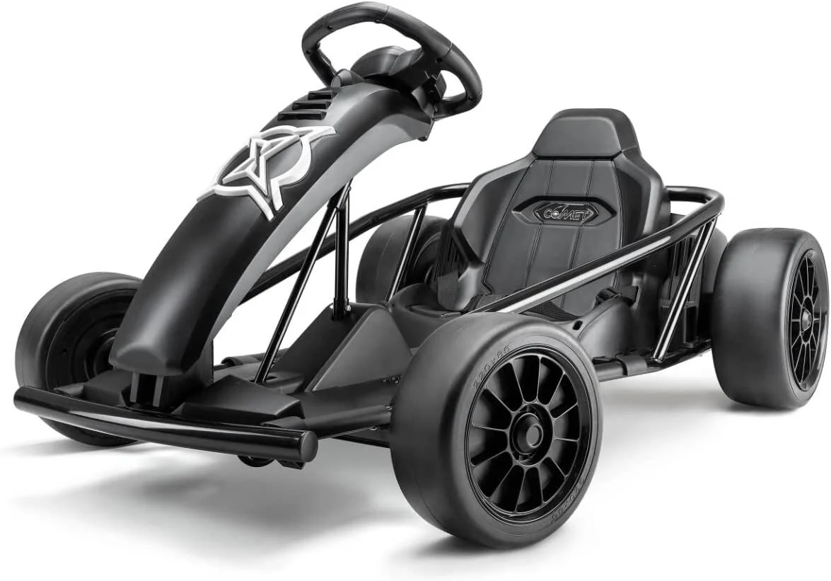 Xootz Comet Kids Electric Go Kart, 400w – Black