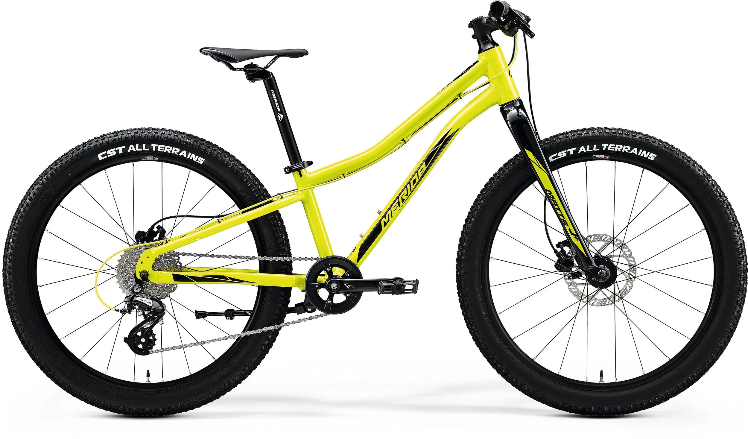 Merida Matts Jr. 24 Plus Junior Mountain Bike 2022, 24″ Wheel – Neon Yellow
