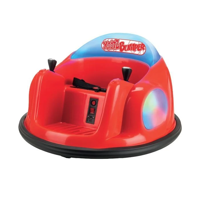 Xootz Bumper Car 360 Spin Kids – Red