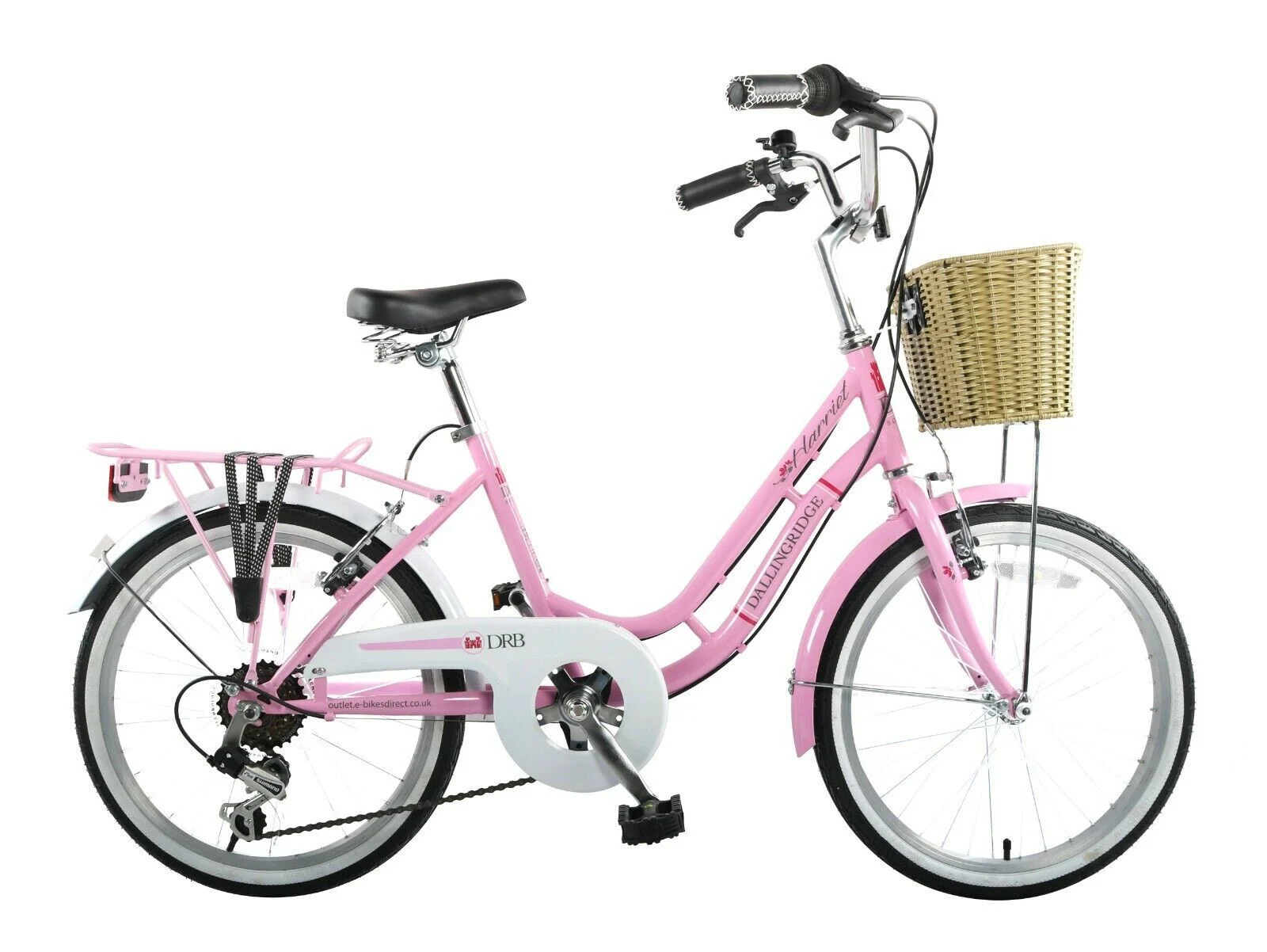 Dallingridge Harriet Junior Girls Traditional Heritage Bicycle, 20″ Wheel – Candy Pink