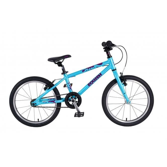 Squish Junior Mountain Bike – 18″ Wheel – 9.5″ Lightweight Alloy Frame – Aqua