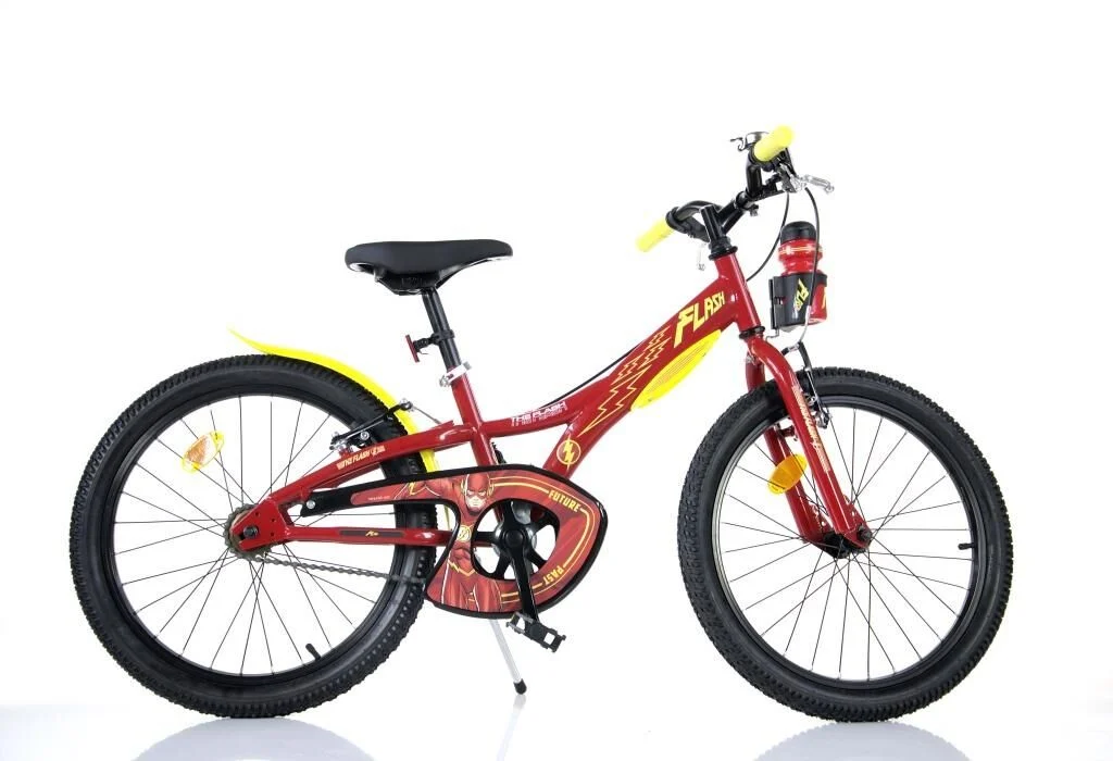 Dino Flash Kids 20″ Wheel Bike – Red/Yellow