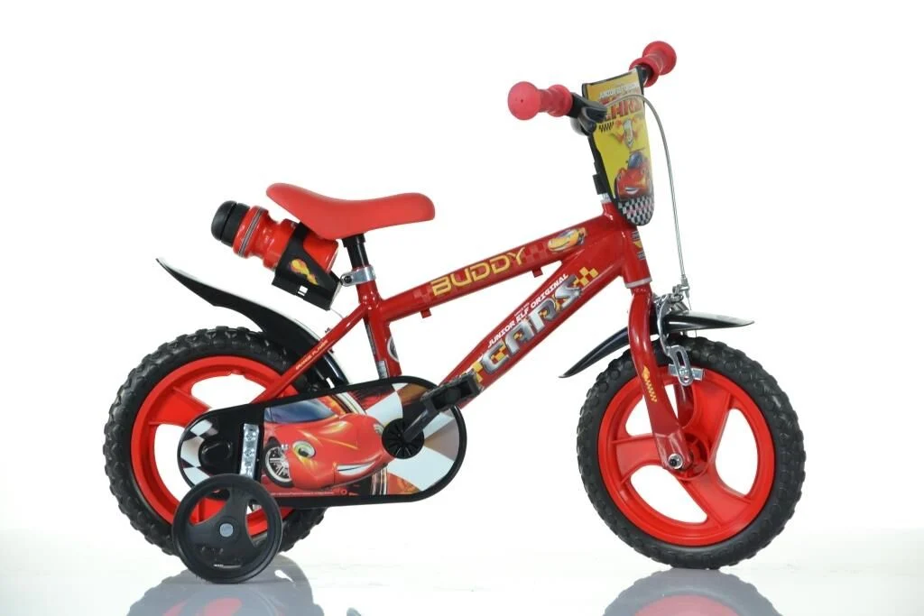 Dino Cars Kids 12″ Wheel Bike – Red