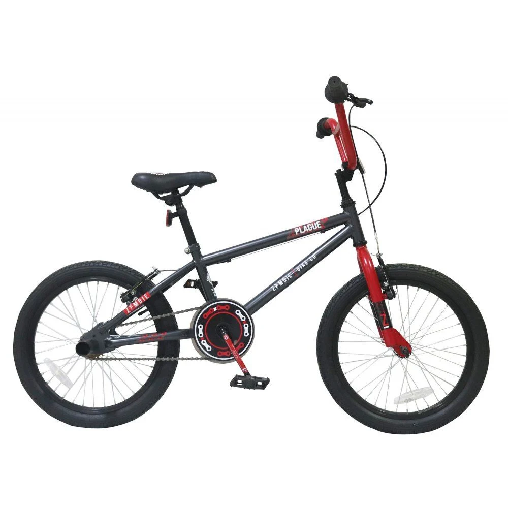 Zombie Plague Boys BMX Bike 18″ Wheel – Black/Red
