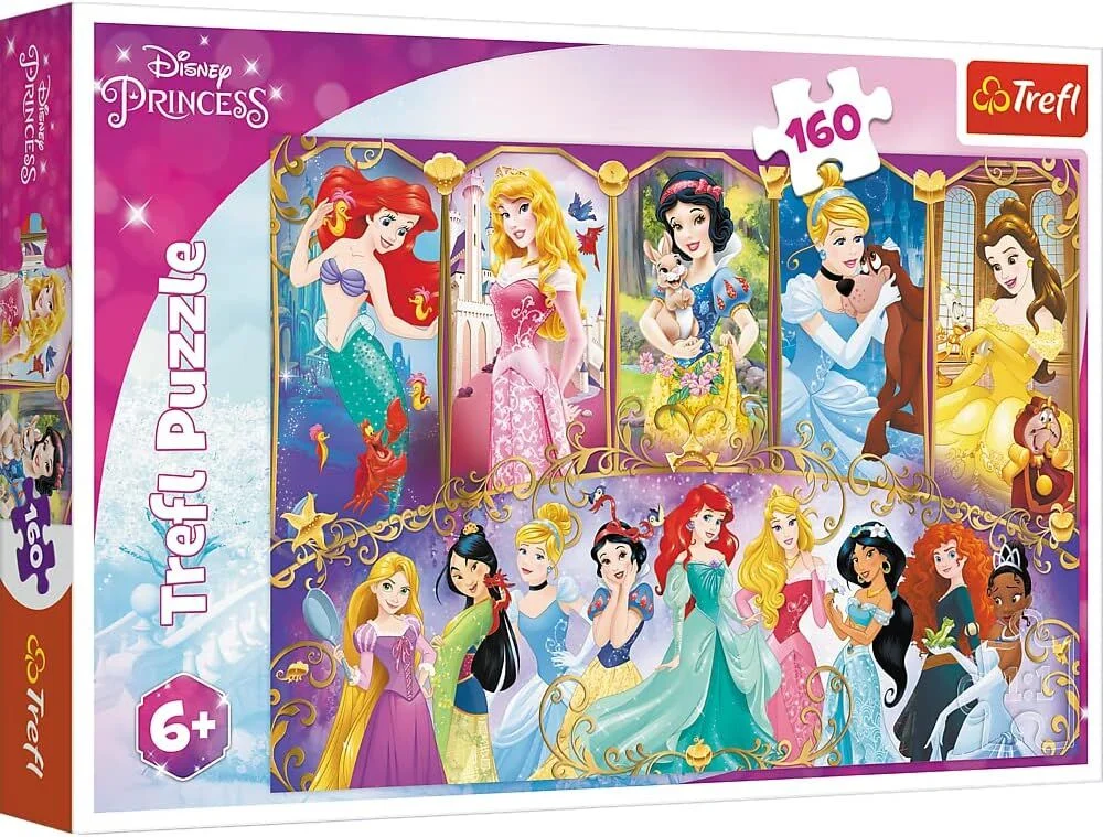 Trefl Disney Princess Portraits Puzzle Kids – 160 Pieces
