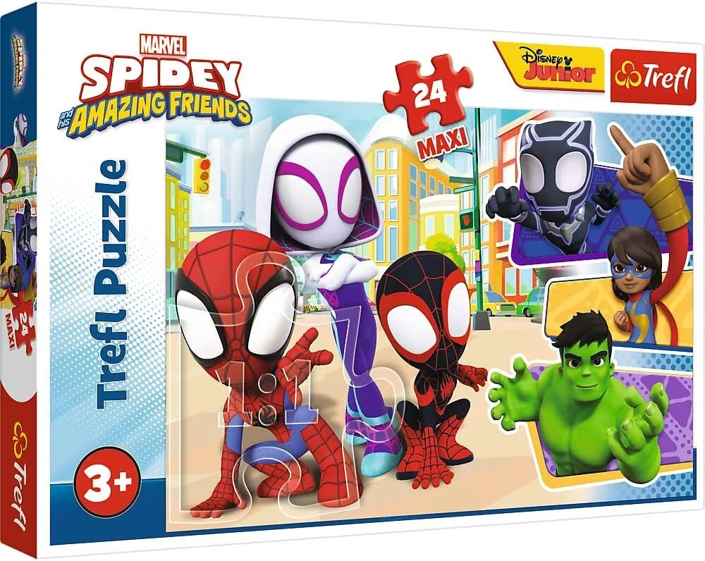 Trefl Spidey and his Friends Puzzle – 24 Pieces