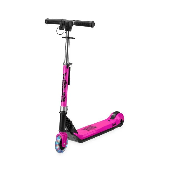 Xootz Element Junior Folding Electric Scooter Ride On, 12V – Pink