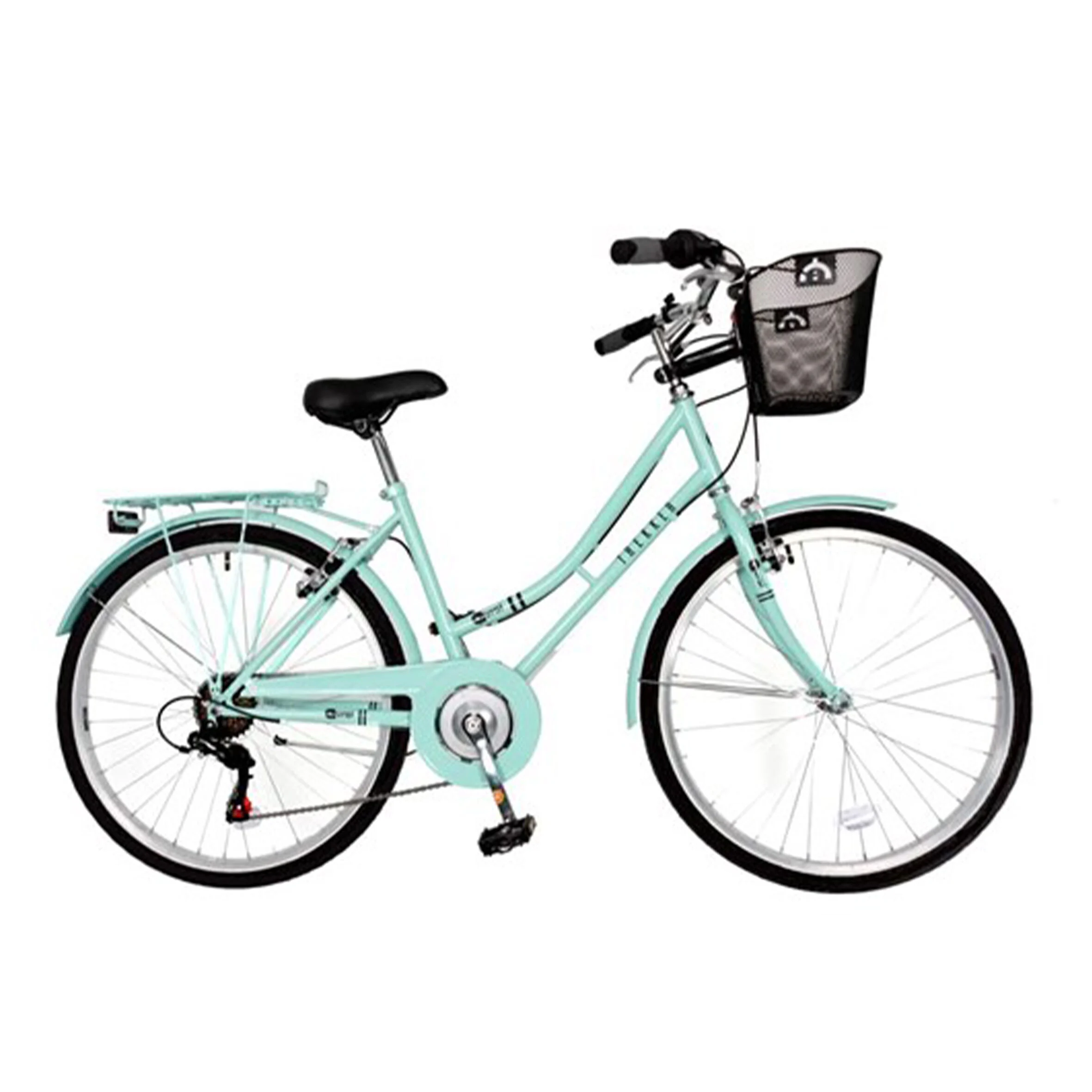 Aurai Trekker Ladies Heritage Bike, 26″ Wheel, 6 Speed – Lagoon