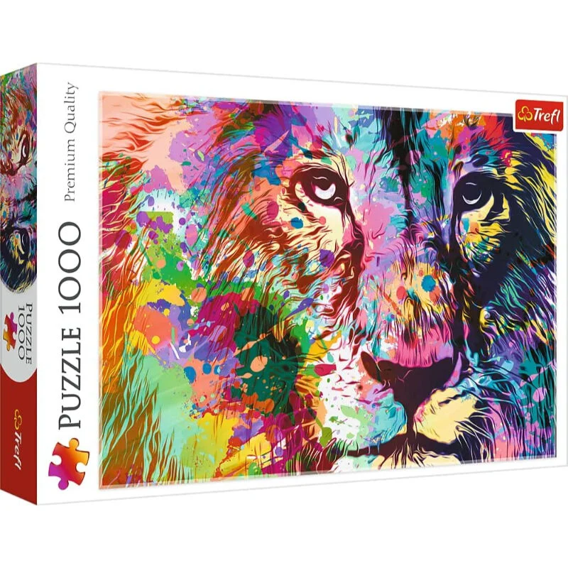 Trefl Colourful Lion Puzzle Adults – 1000 Pieces